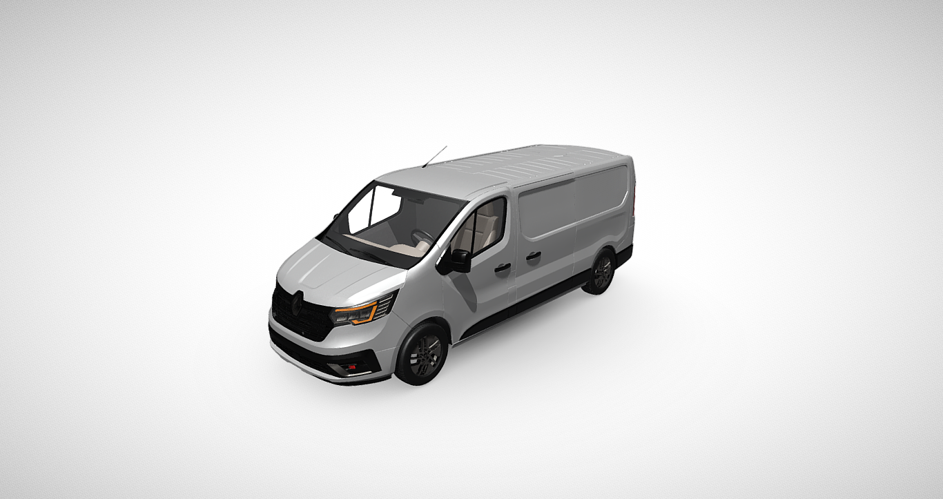 Renault Trafic Van 3D Model - Premium Commercial Vehicle Representation