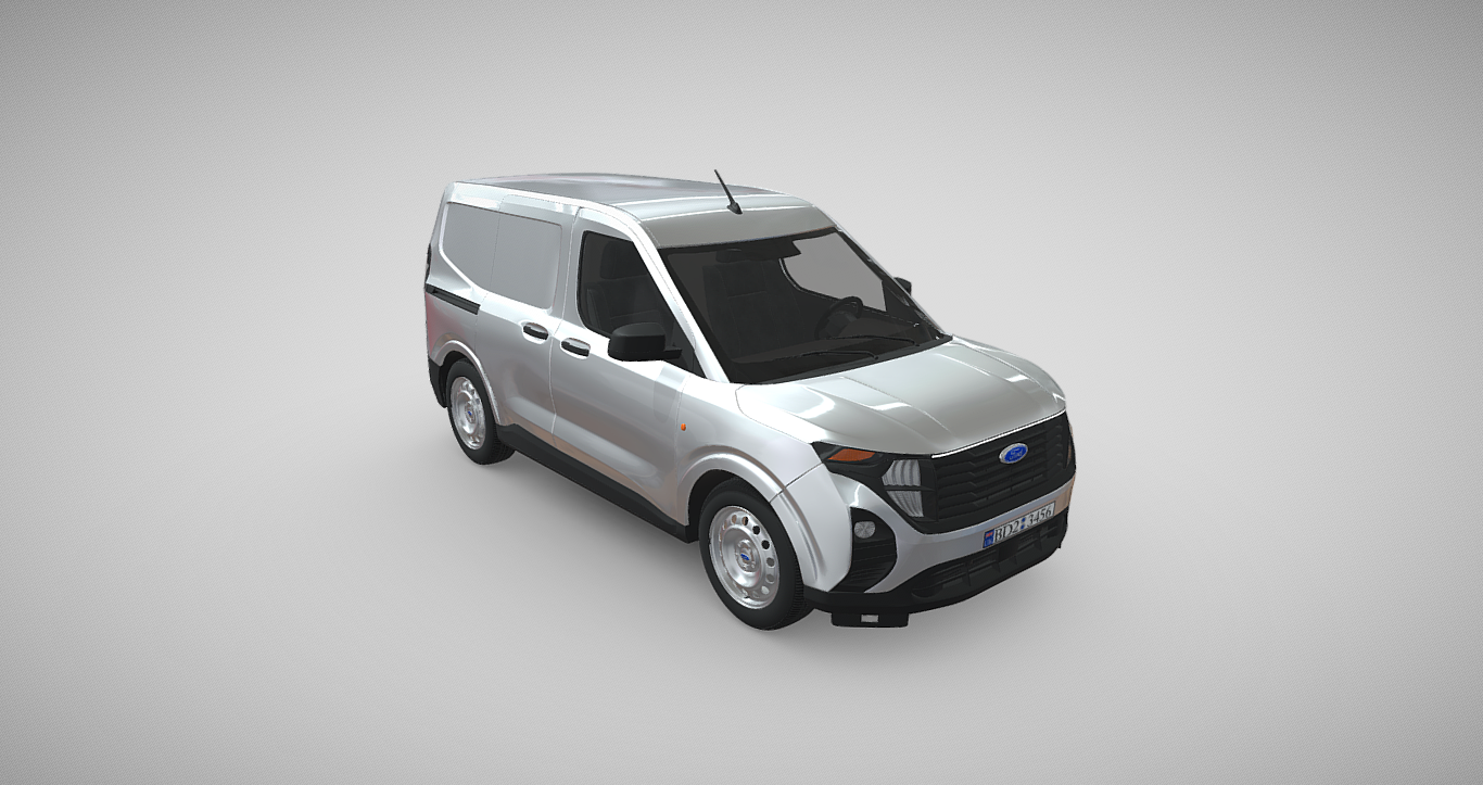 All-New Ford Transit Courier Trend 3D Model - Showcasing Innovation and Efficiency