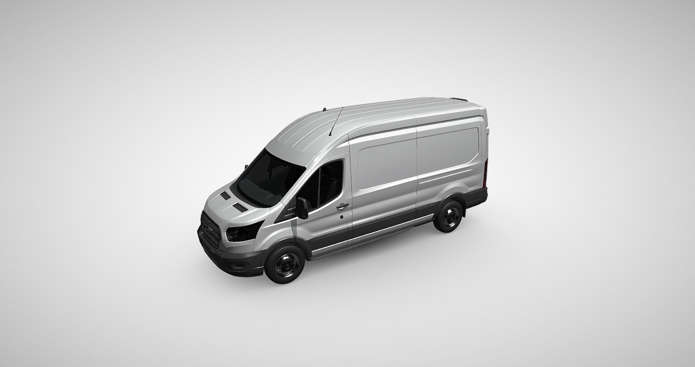 Ford Transit H2 310 L3 3D Model - Versatile Commercial Van Representation