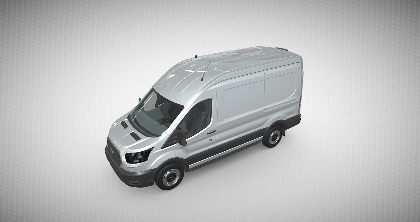 Premium Ford Transit H2 350 L2 3D Model: Versatile Solution for Your Visualization Needs