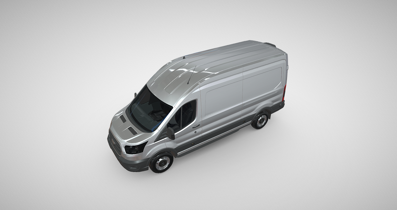 Premium Ford Transit H2 350 L3 3D Model: Perfect for Professional Visualization Projects