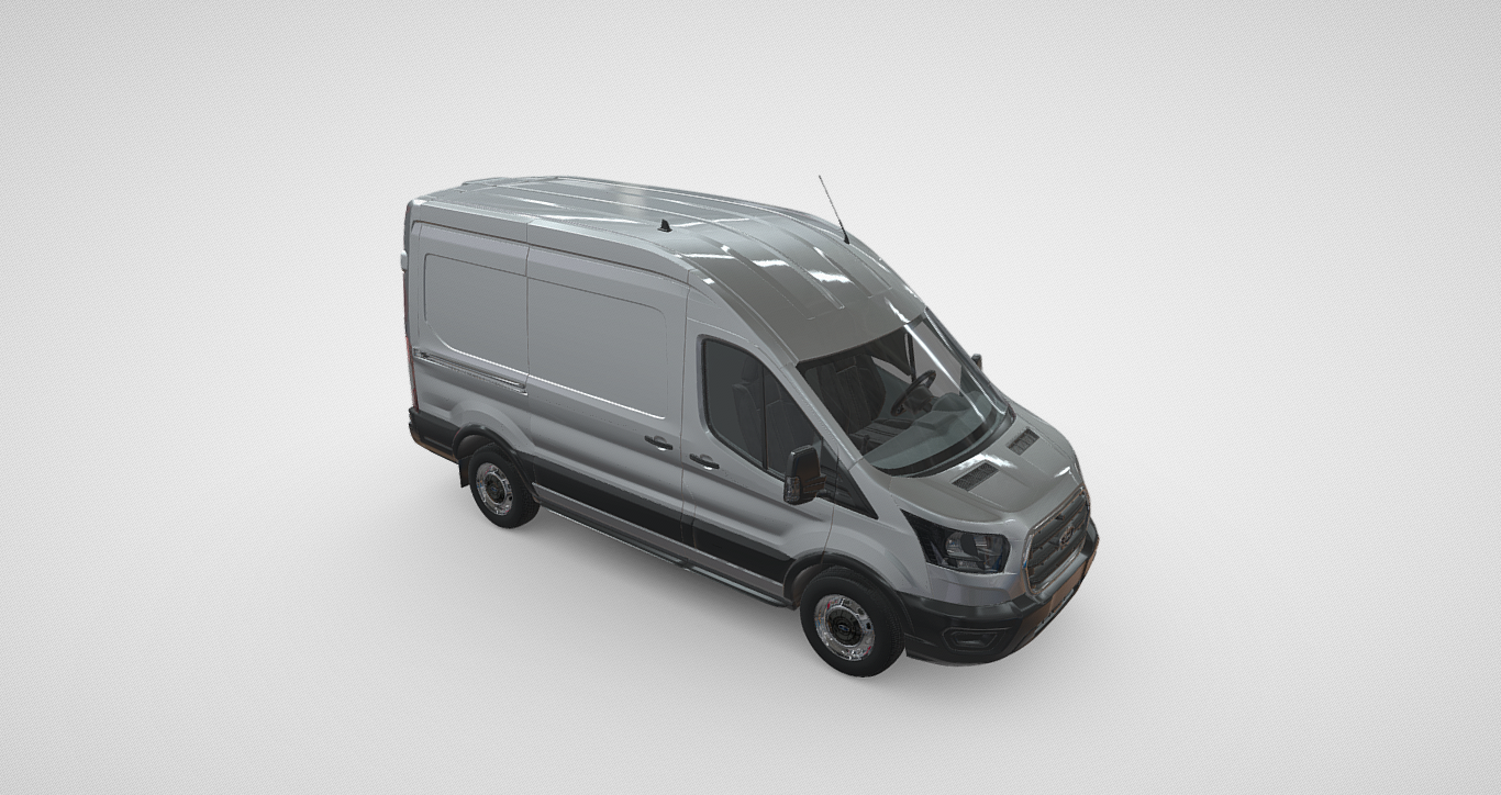 Impeccable Ford Transit H2 390 L2 3D Model: Perfect for Visualizations & Design Projects