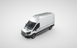Authentic Ford Transit H3 390 L3 3D Model: Perfect for Professional Projects