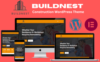 BuildNest - Construction WordPress Theme