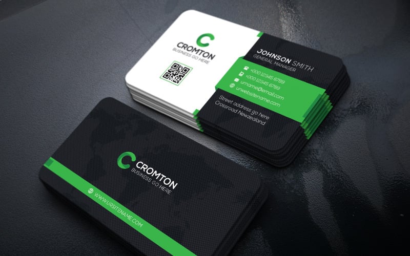 Business Card Template 00023 Corporate Identity