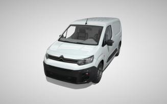 Citroen Berlingo Van 3D Model - High-Quality Commercial Vehicle Representation