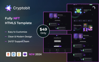 Cryptobit - NFT Cryptocurrency HTML5 Template