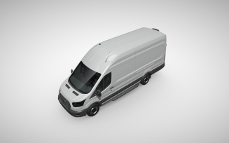 Dynamic Ford Transit H3 390 L4 3D Model: Perfect for Professional Visualization