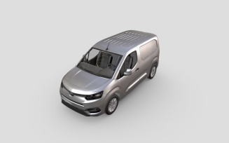 Dynamic Toyota ProAce City Van 3D Model: Perfect for Visualizations and Projects