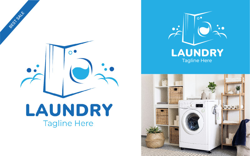 Laundry Logo Design Template Logo Template