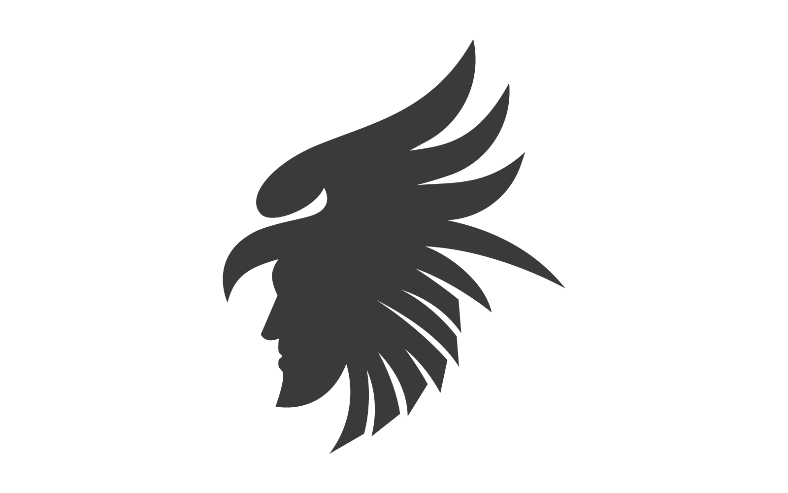 Apache logo vector ilustração design plano