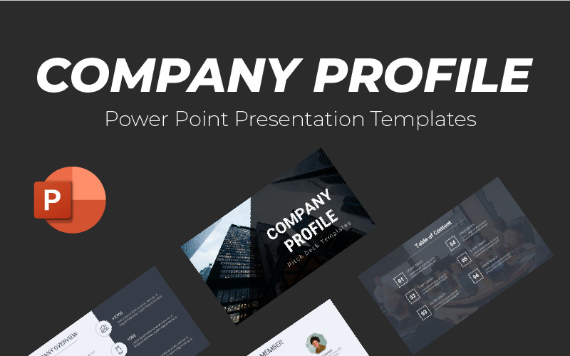 Company Profile Presentation Templates PowerPoint Template