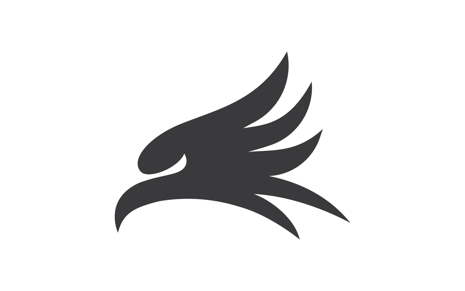 Falcon eagle illustration vector logo design