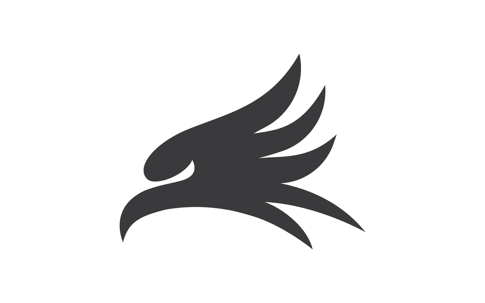 Falkenadler Illustration Vektor-Logo-Design