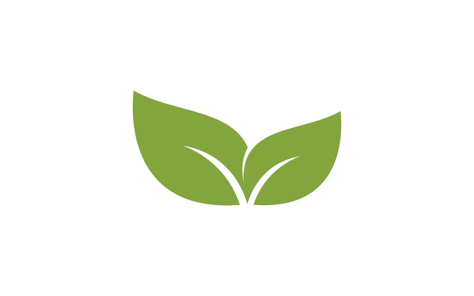 Green leaf nature illustration logo template Logo Template
