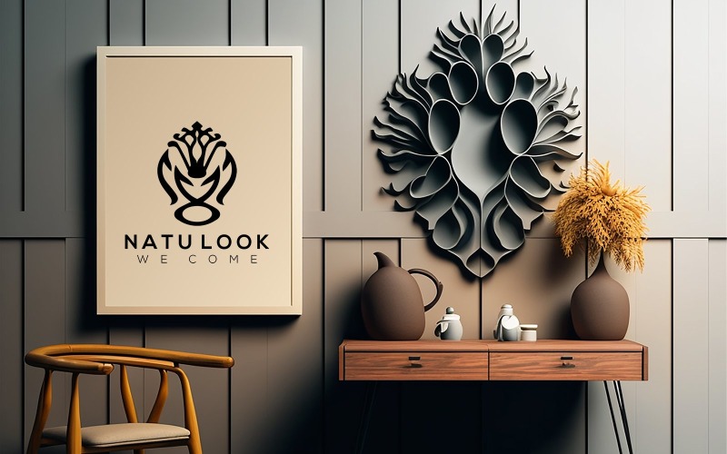 Wooden interior wall mockup_Wooden wall mockup_luxury wooden wall mockup_wooden board mockup Product Mockup