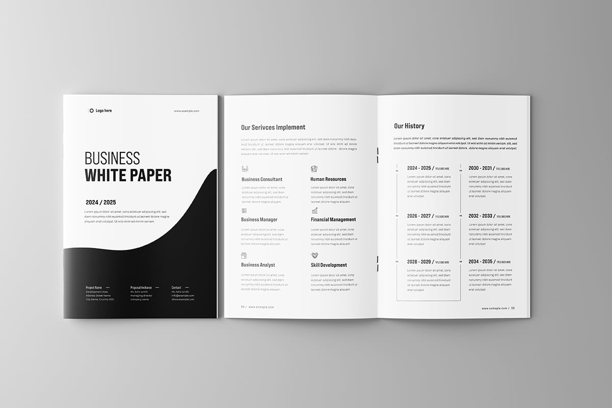 Kit Graphique #395829 Papier Business Web Design - Logo template Preview