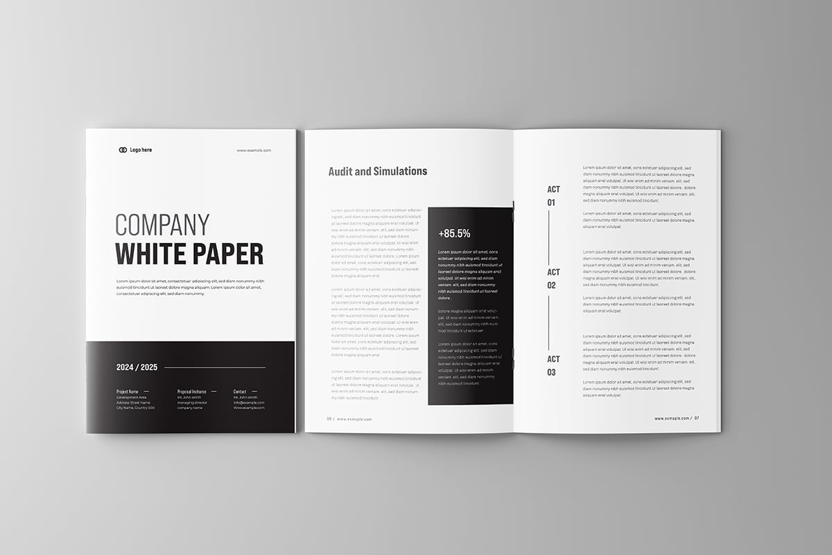 Template #395830 Paper Business Webdesign Template - Logo template Preview