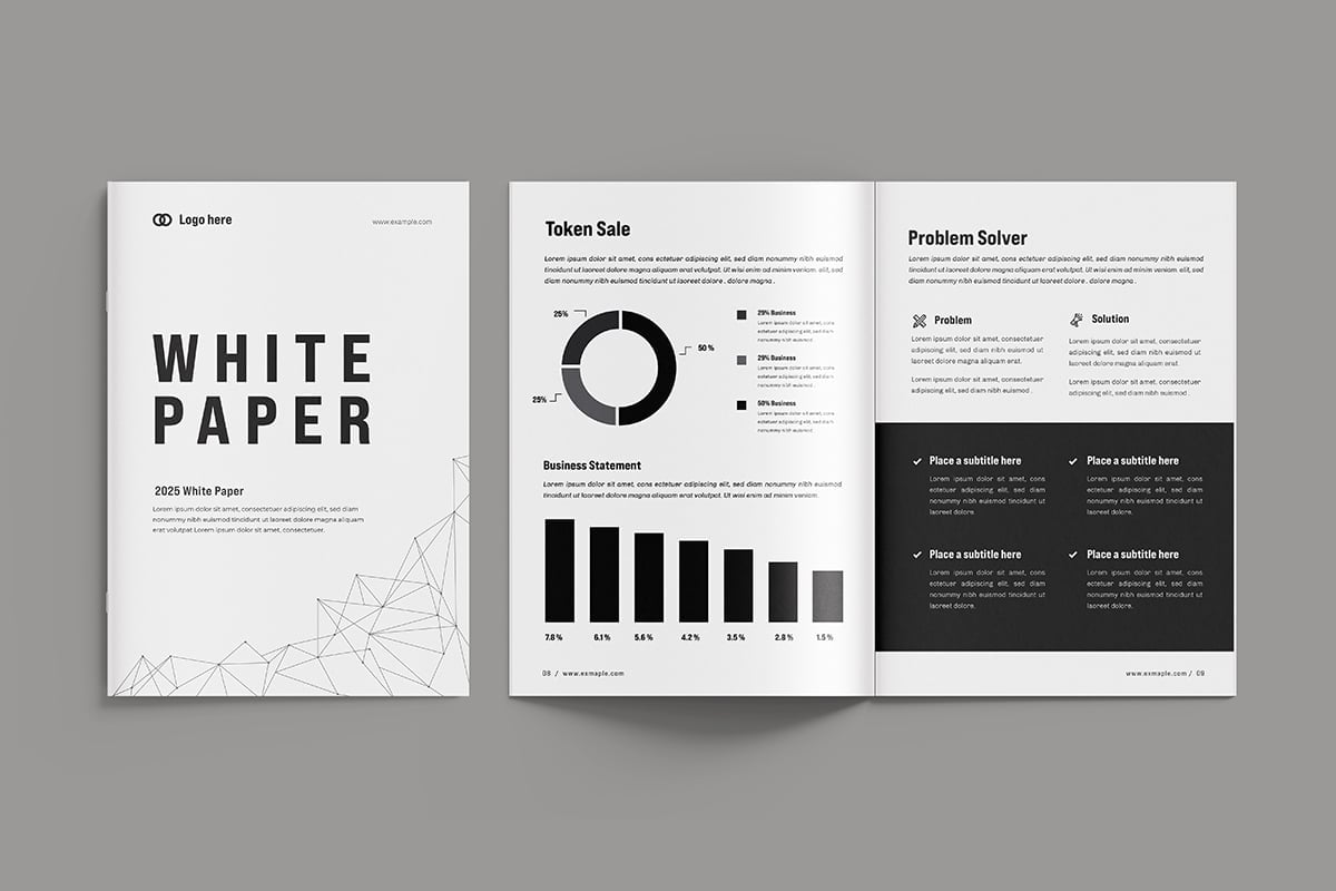 Template #395831 Paper White Webdesign Template - Logo template Preview