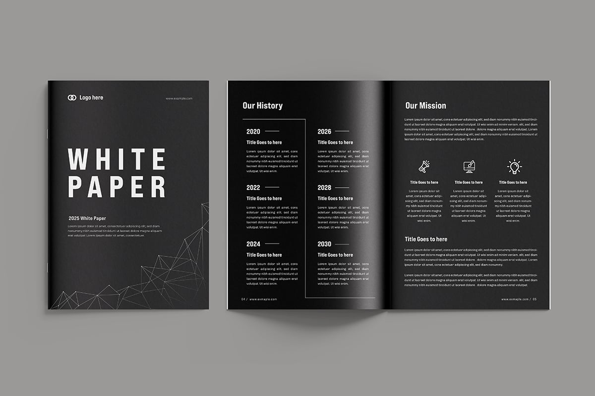 Kit Graphique #395832 Papier Blanc Web Design - Logo template Preview