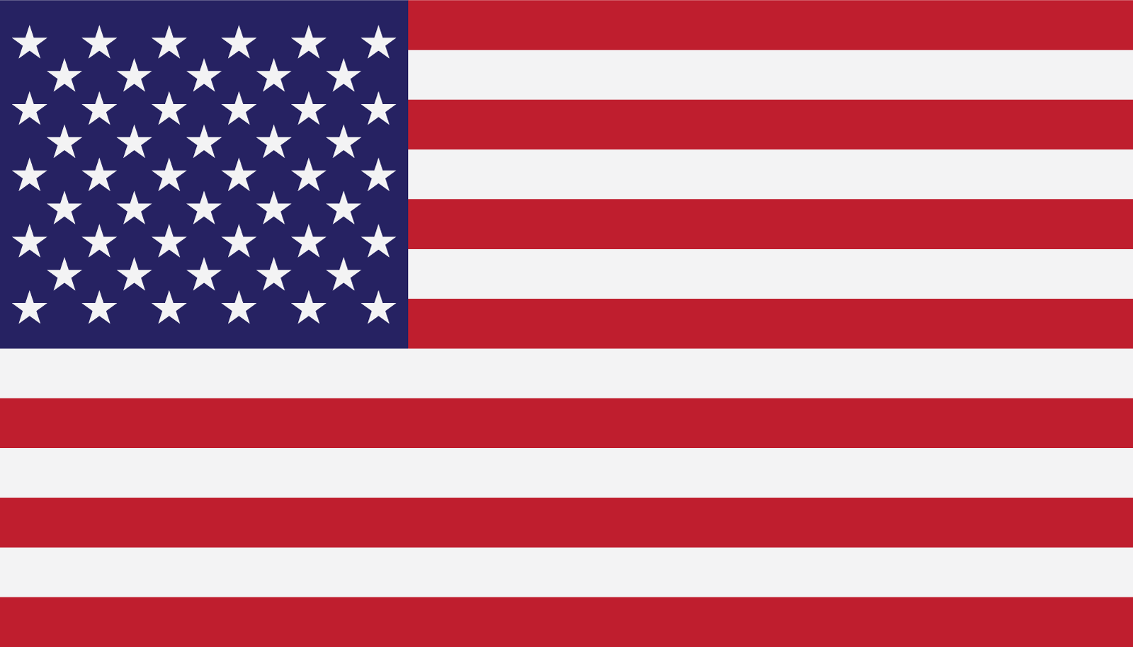 American flag illustration icon vector flat design