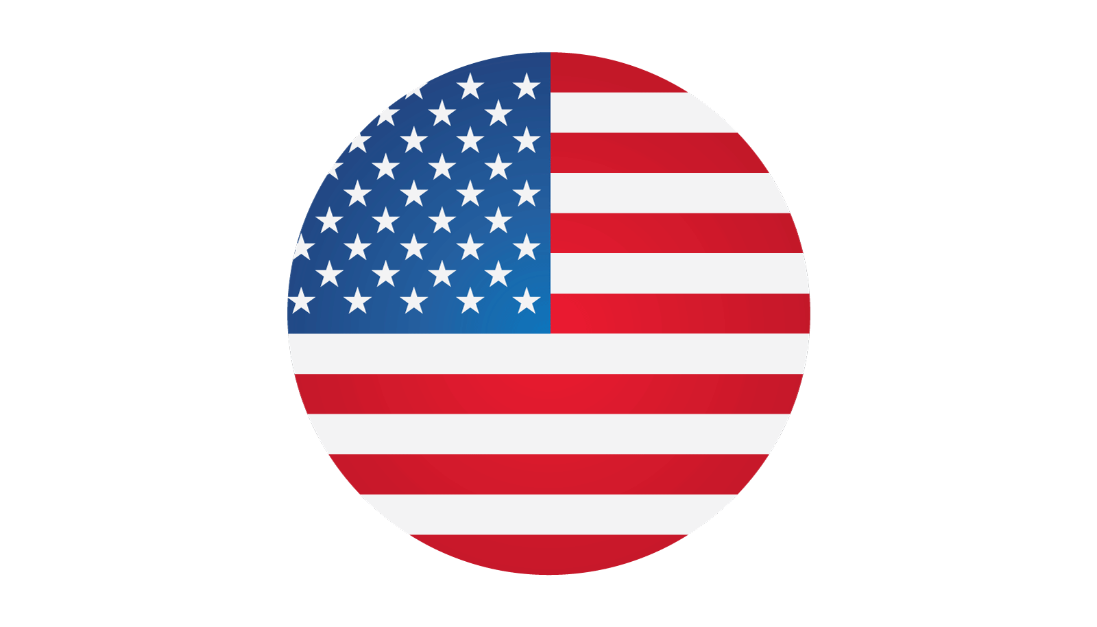 American flag illustration vector design template