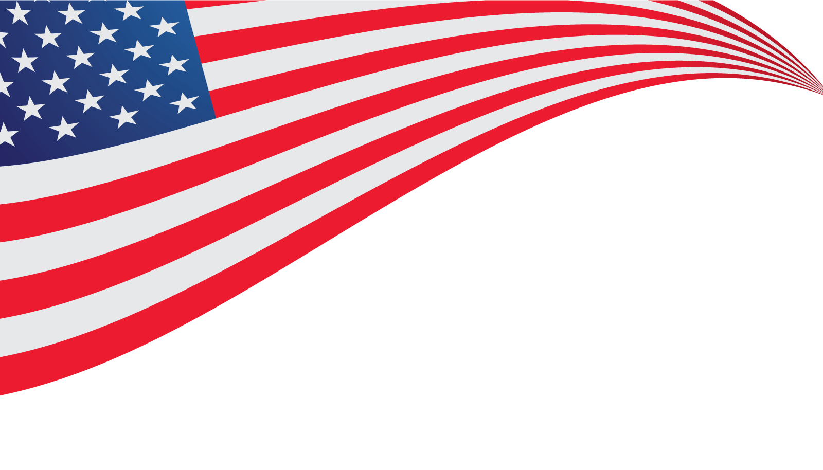 American flag logo illustration design vector template