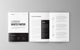 Business White Paper and Company Brochure template