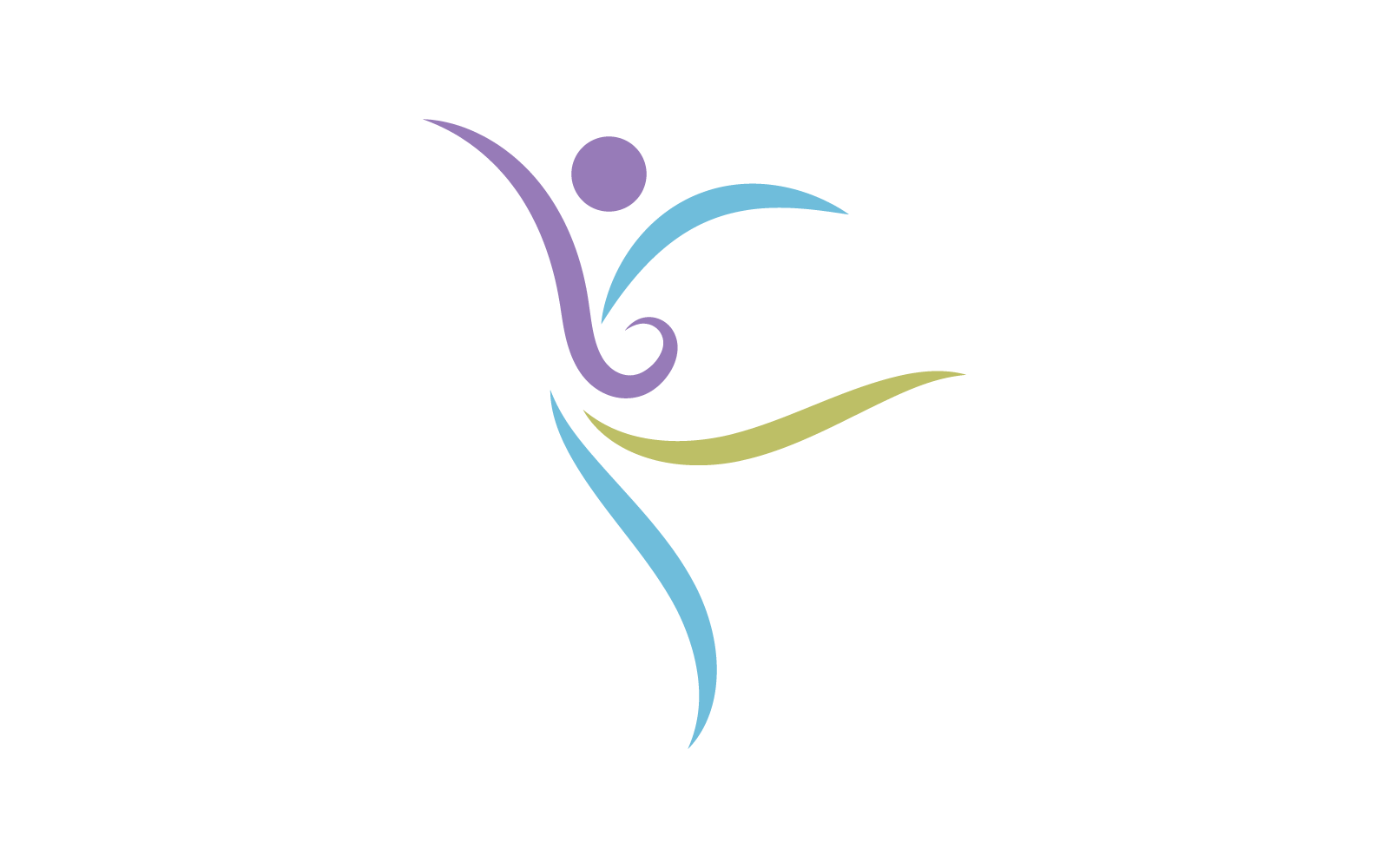 Diseño vectorial del icono del logotipo de personas de vida saludable