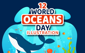 12 World Oceans Day Illustration