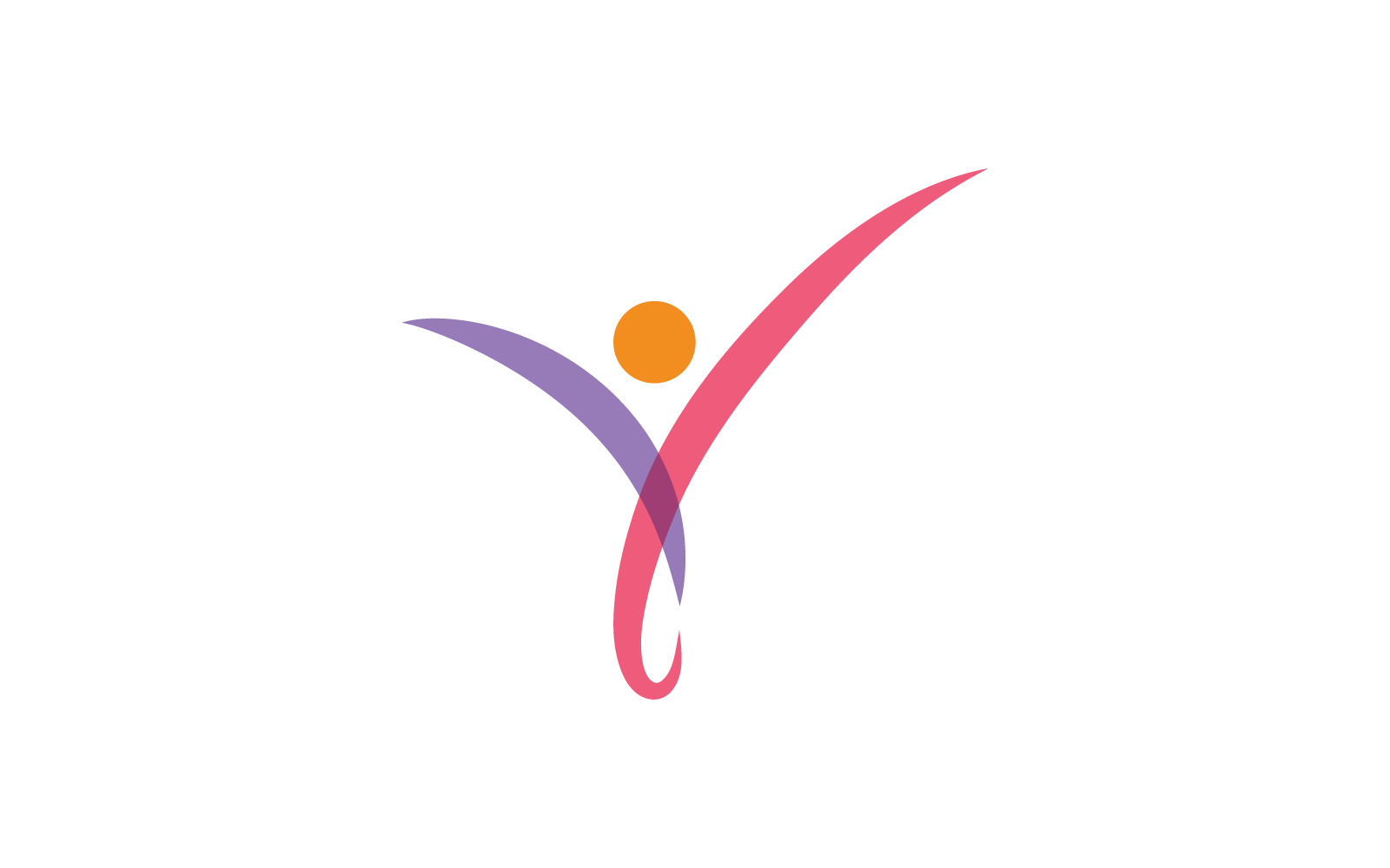 Logo-Vektorvorlage für Menschen mit gesundem Leben