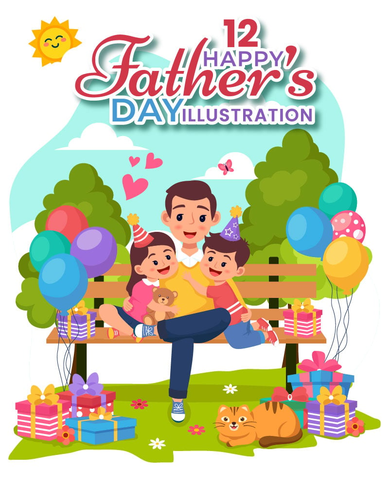 Template #395909 Day Dad Webdesign Template - Logo template Preview