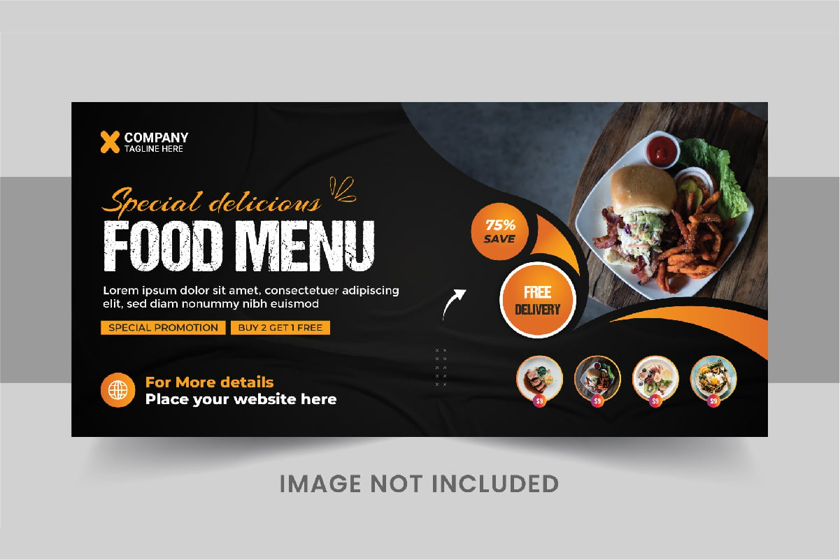 Template #395943 Food Social Webdesign Template - Logo template Preview