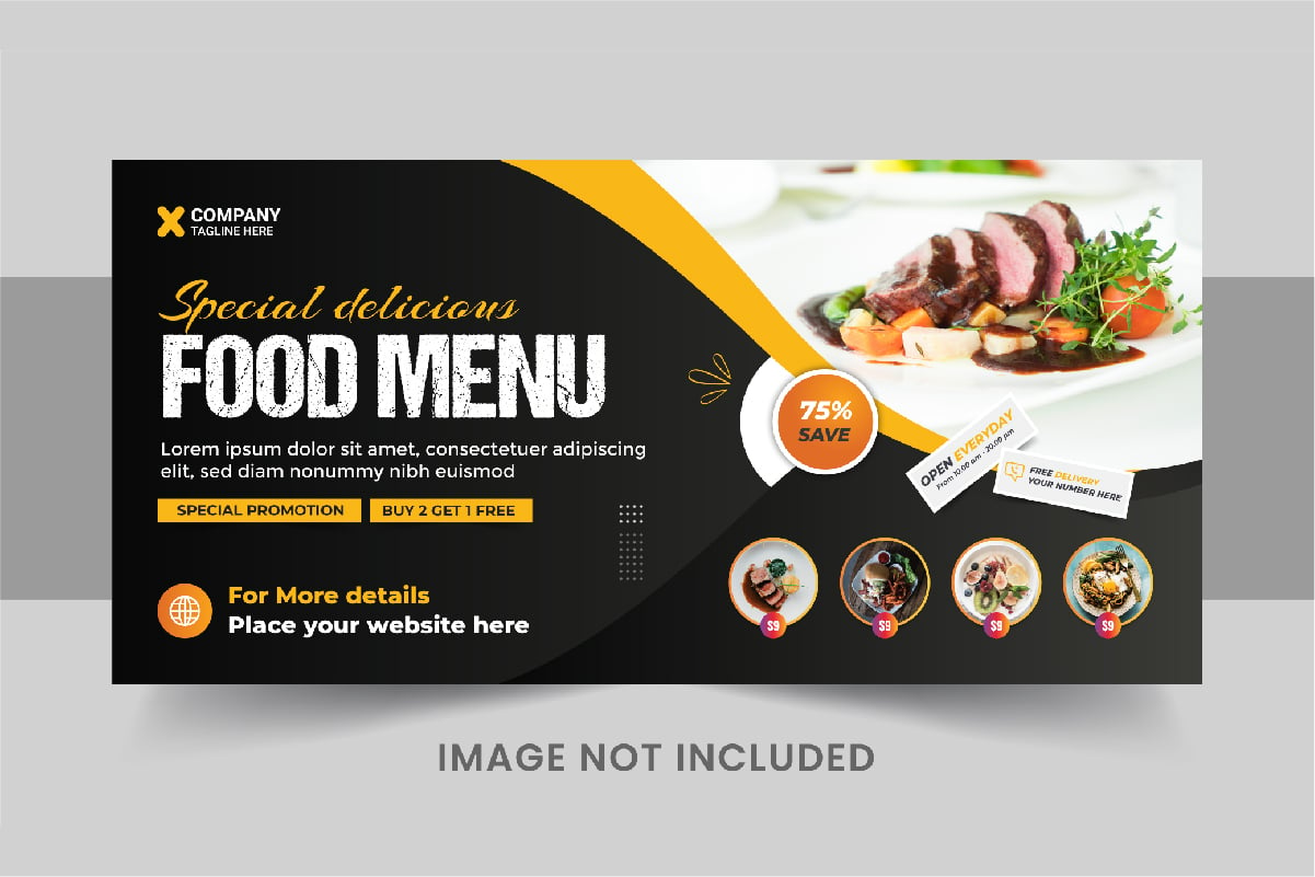 Template #395944 Food Social Webdesign Template - Logo template Preview