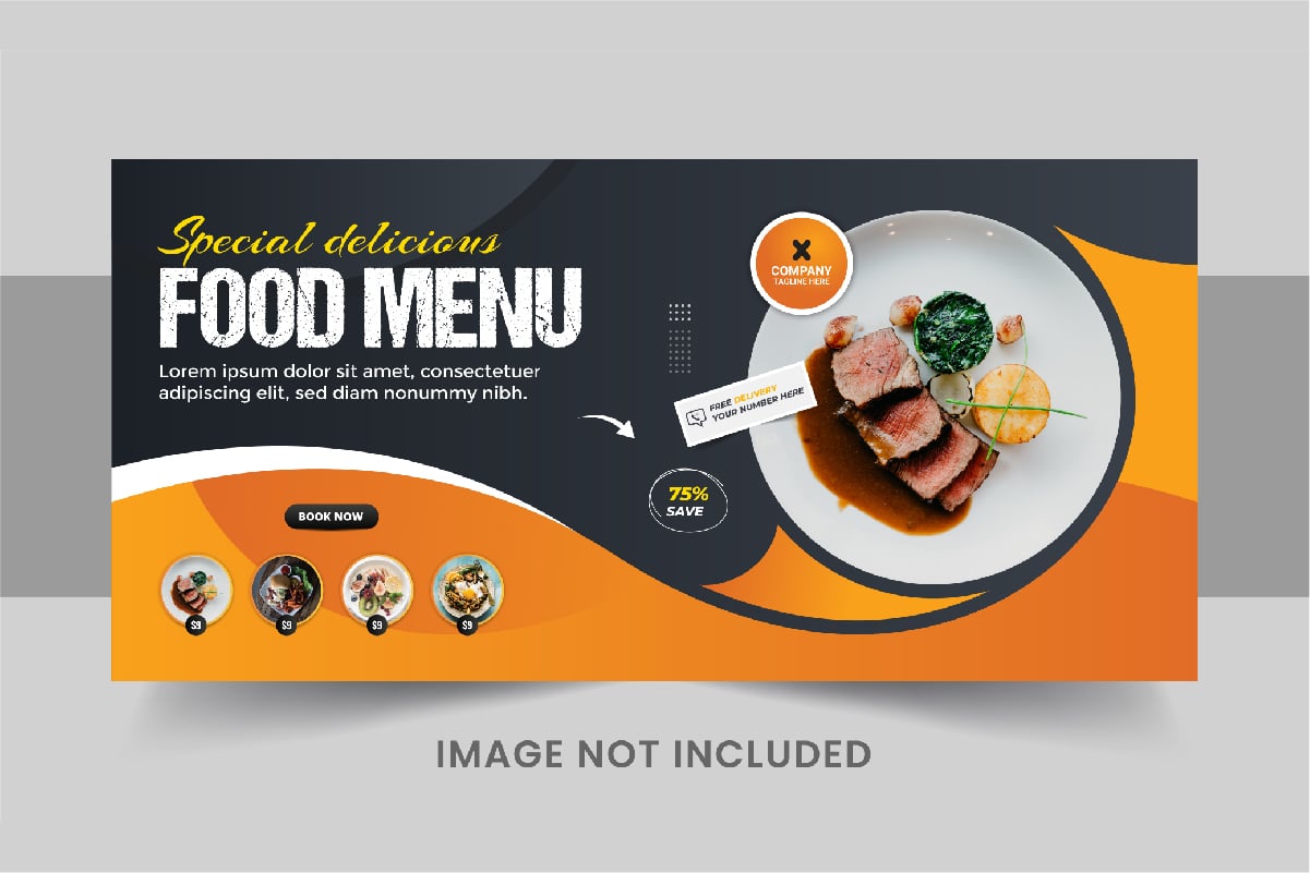 Template #395947 Food Social Webdesign Template - Logo template Preview