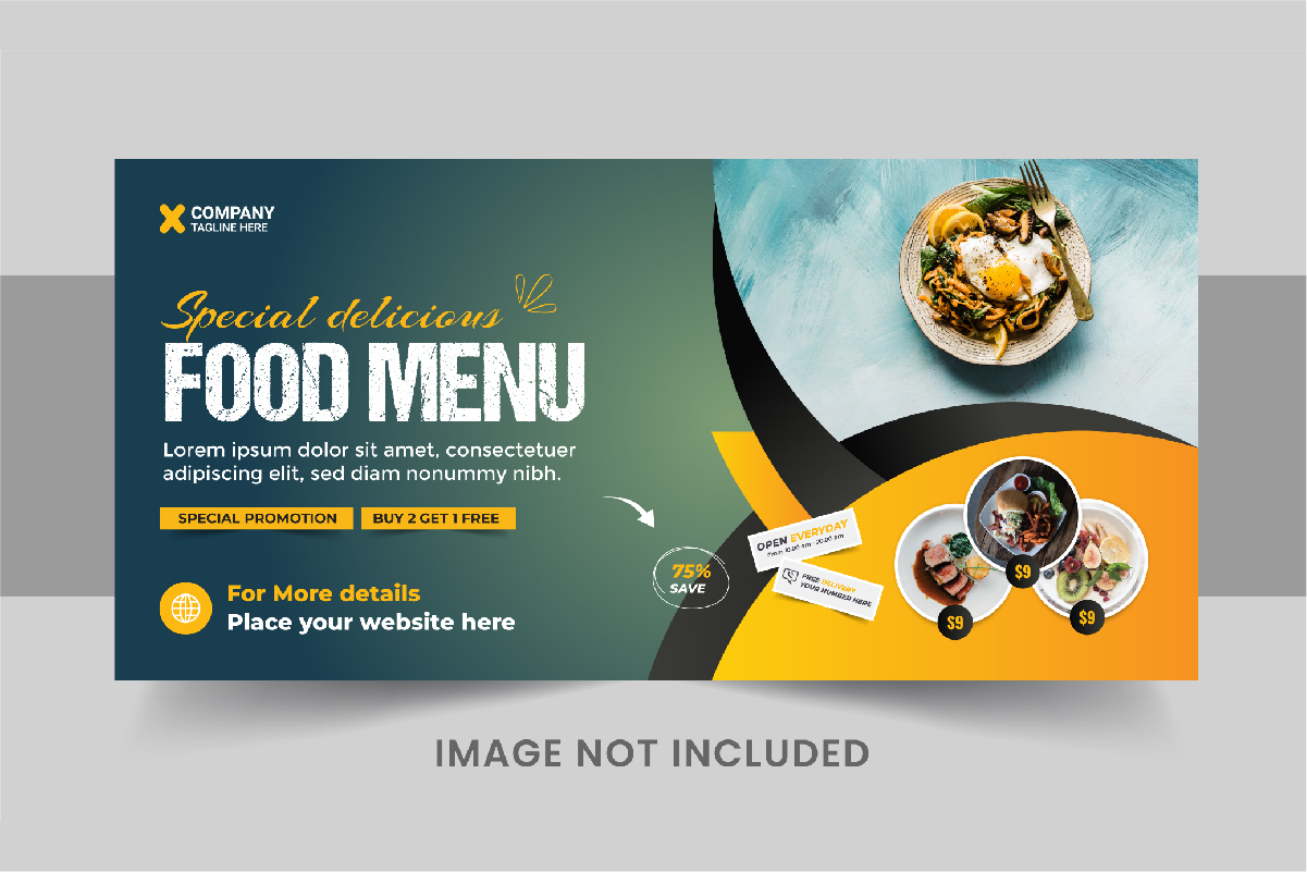 Template #395948 Food Social Webdesign Template - Logo template Preview