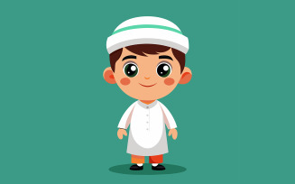 Cute Little Ramadhan Boy Design 15