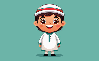 Cute Little Ramadhan Boy Design 17