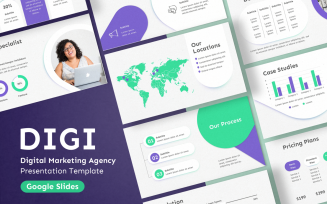Digi - Digital Marketing Google Slides Presentation Template