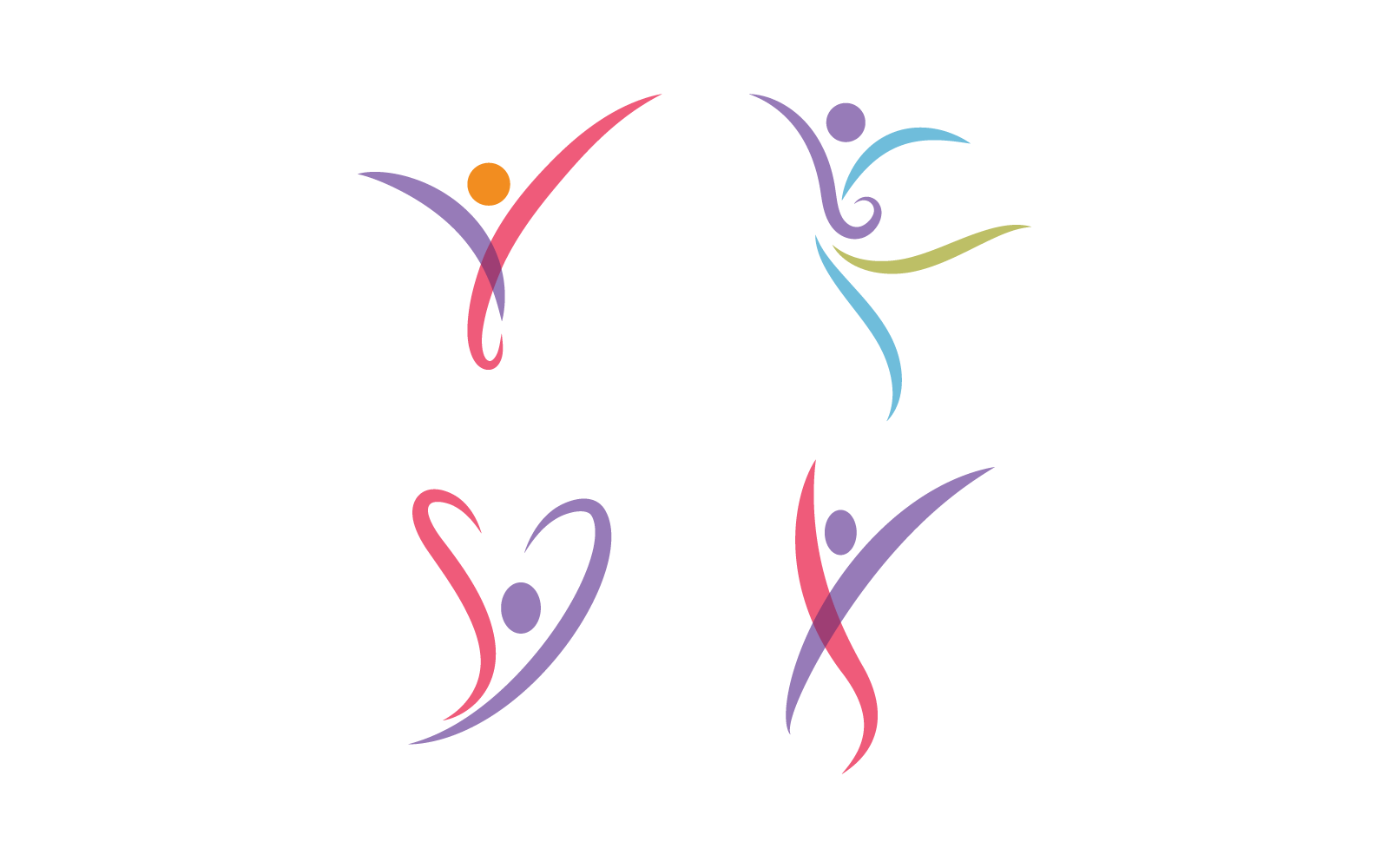 Healthy Life people logo template vector template Logo Template