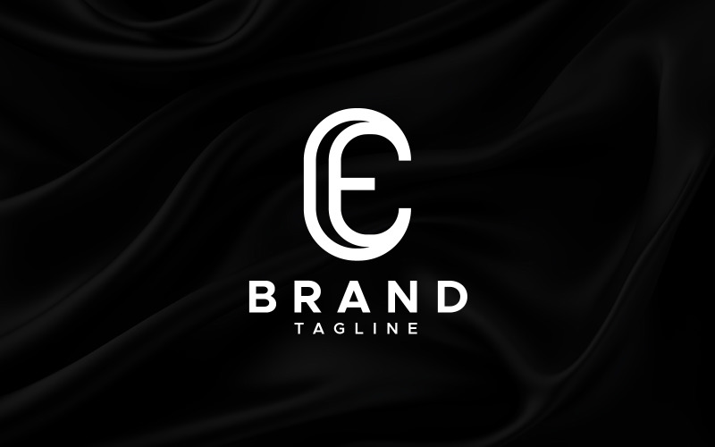 Letter E outline logo design template Logo Template