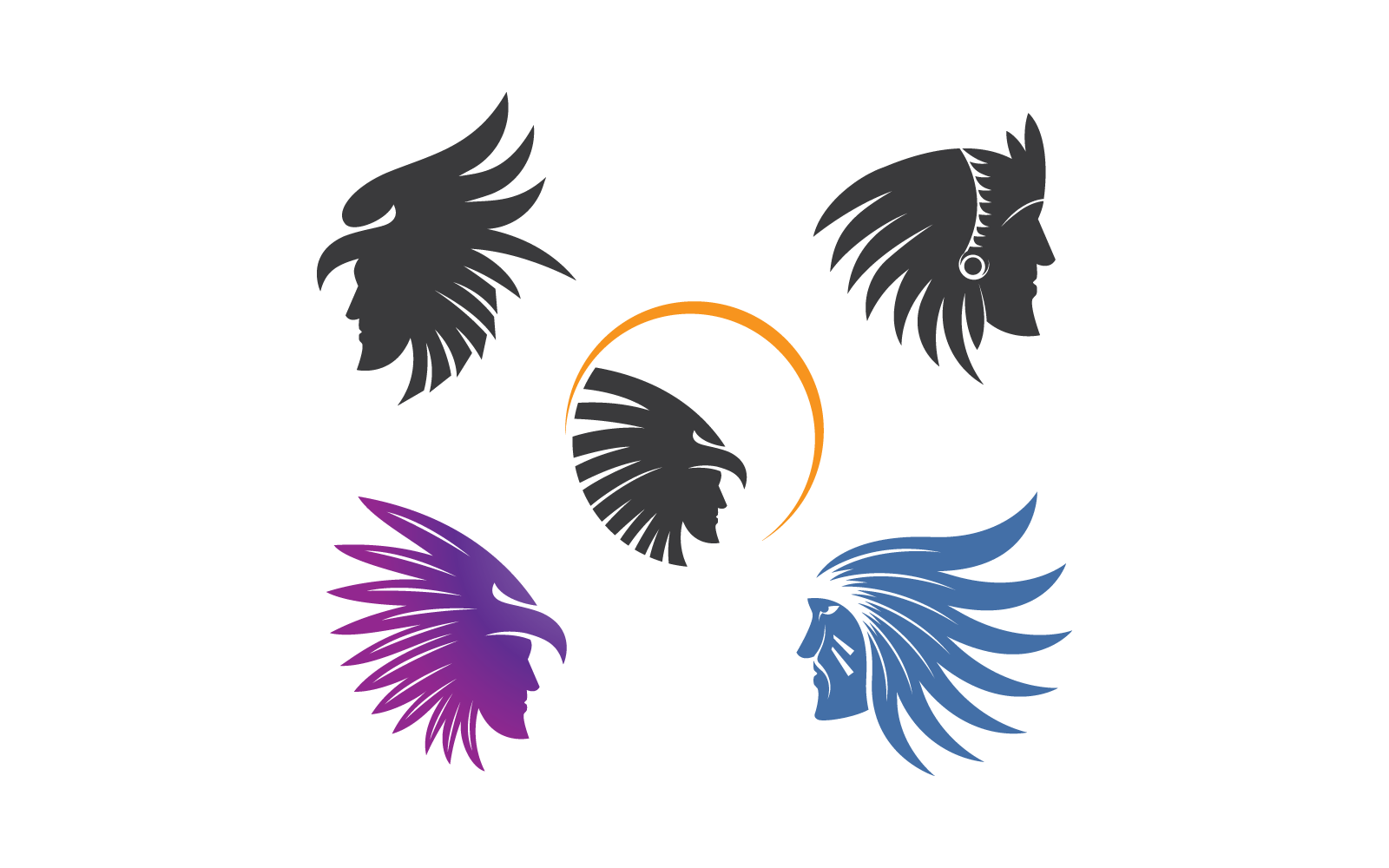Modello di illustrazione vettoriale del disegno del logo Apache