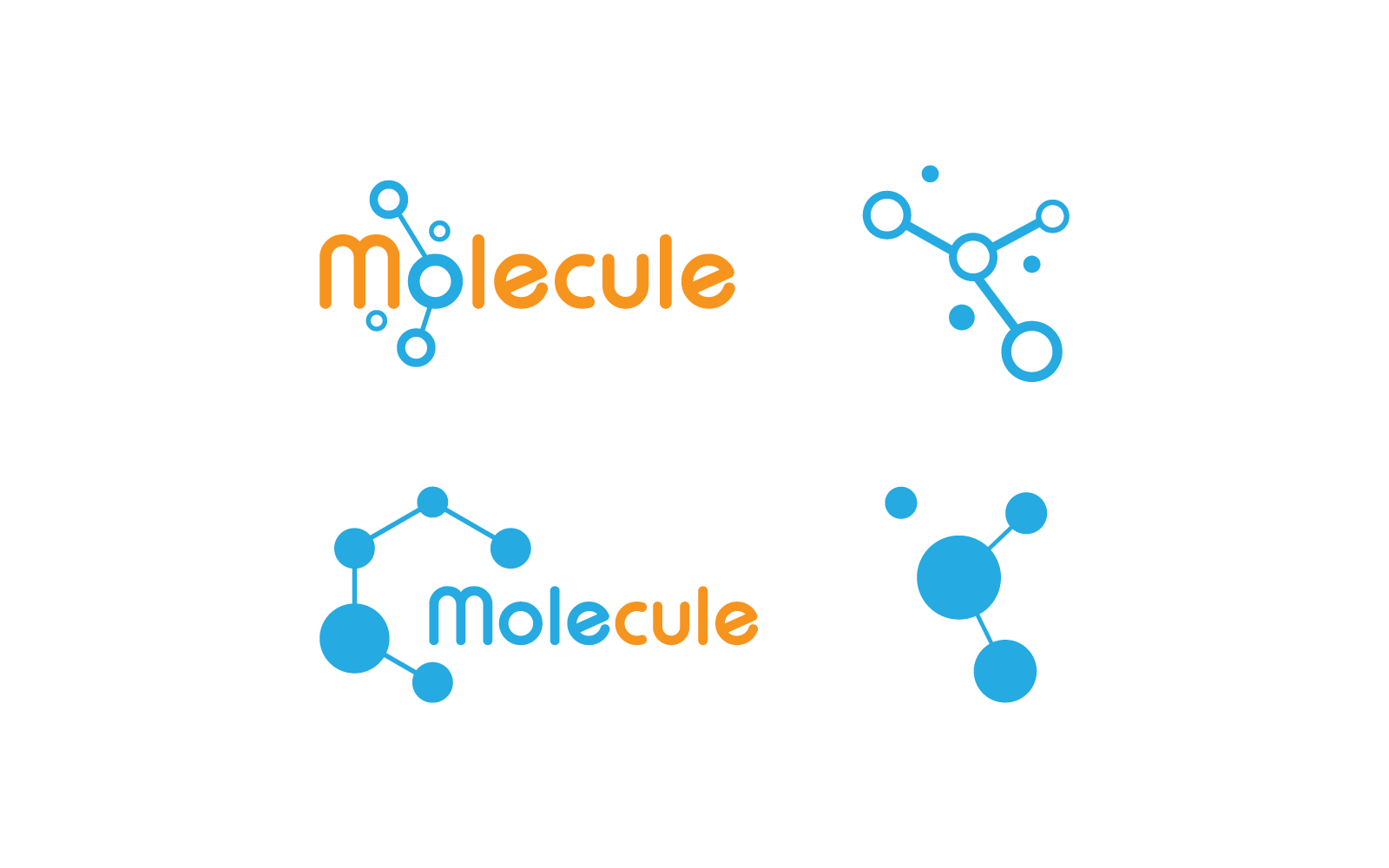 Molecule logo vector design illustration template Logo Template