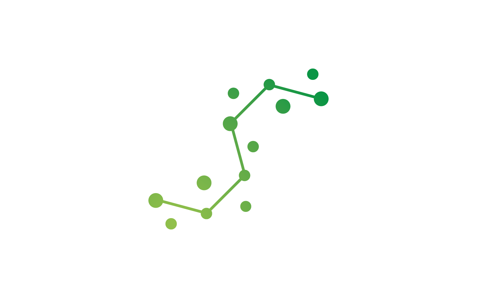 Molecule logo vector icon flat design template