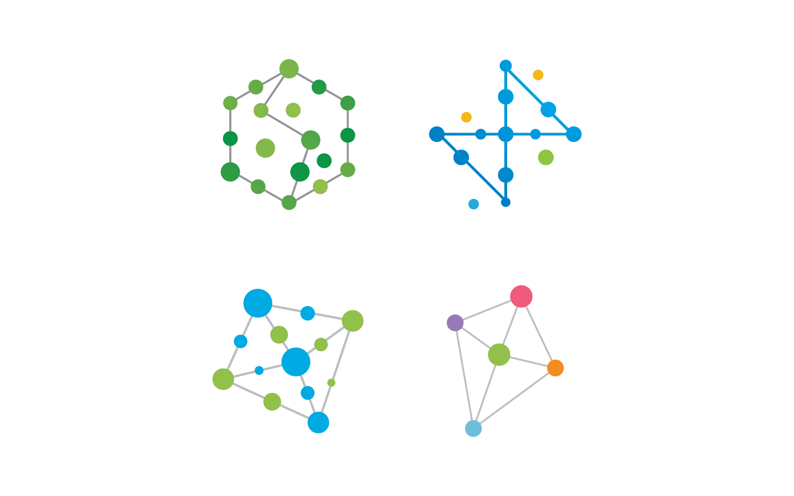 Molecuul logo ontwerp vector pictogrammalplaatje