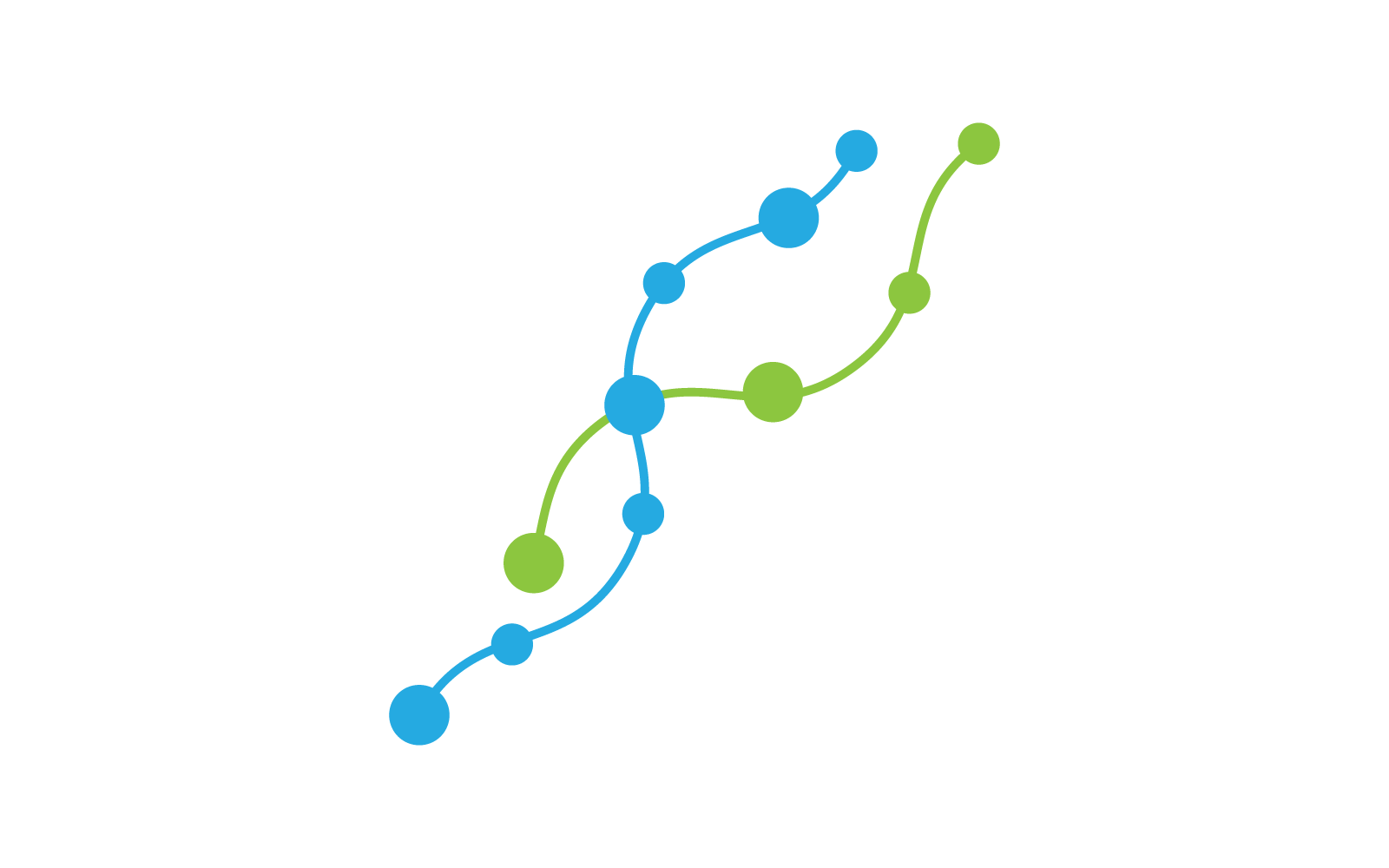 Molekül-Logo-Illustration-Design-Symbol-Vektor-Vorlage