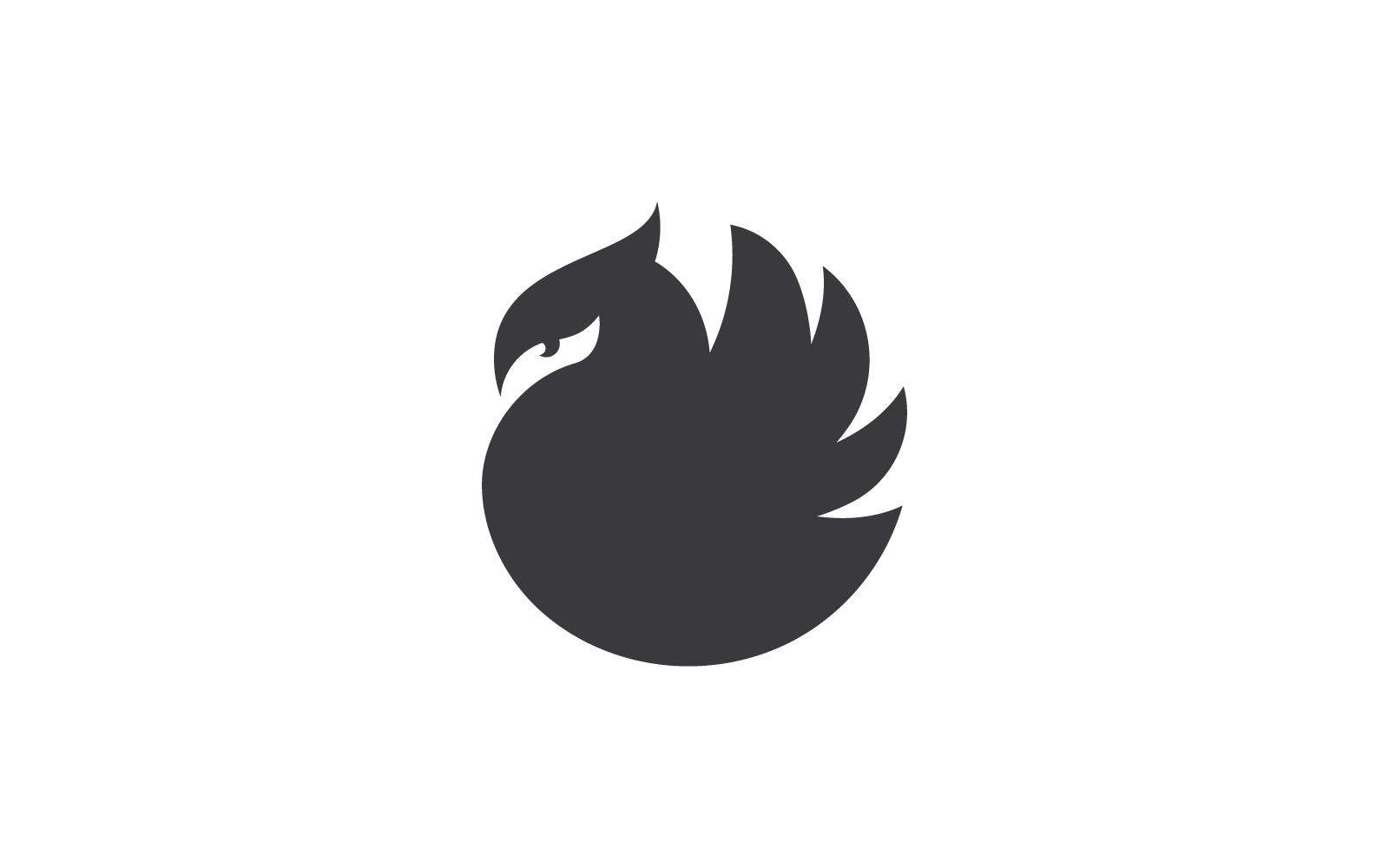 Modèle de conception plate d'icône vectorielle d'illustration de logo de hibou