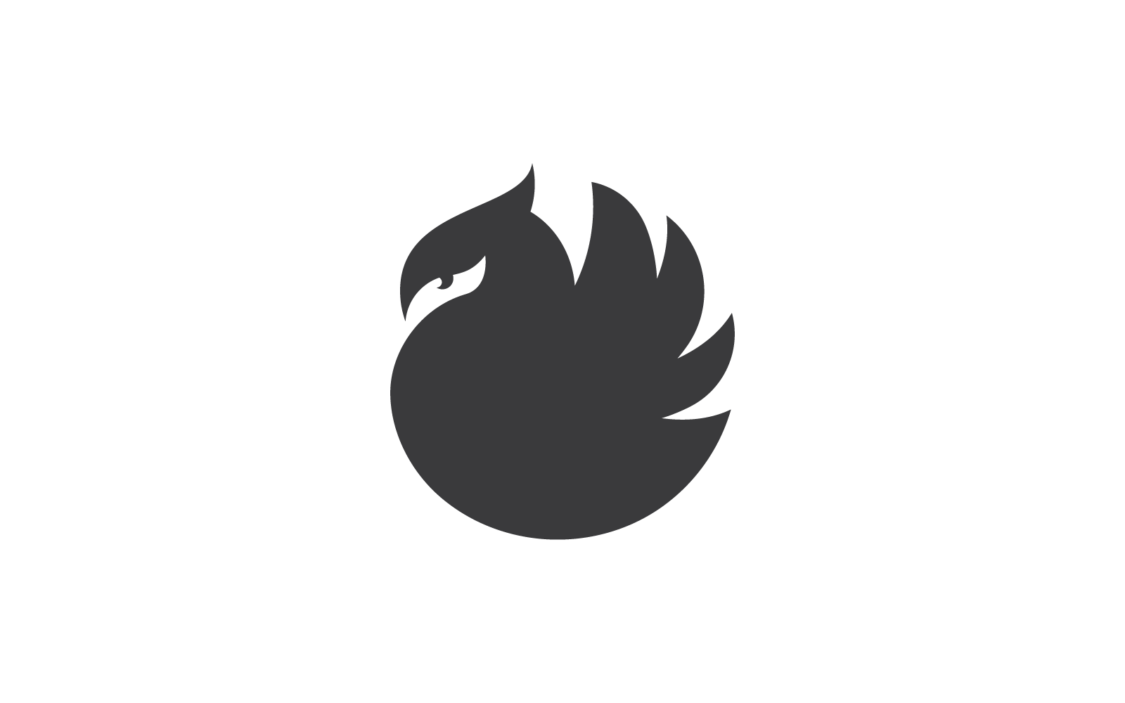 Plantilla de diseño plano de icono de vector de ilustración de logotipo de búho