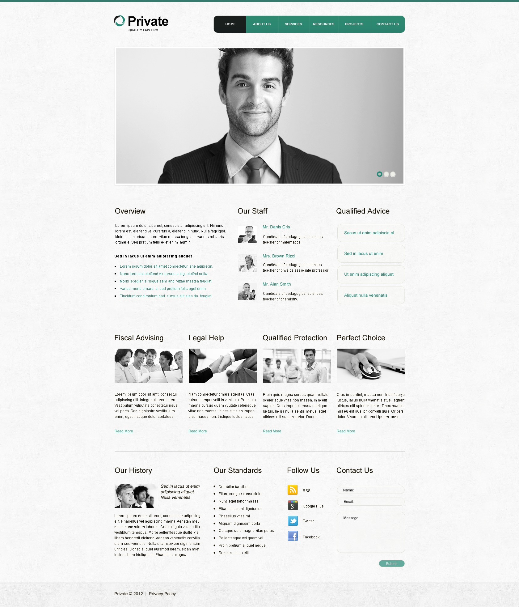 Law Firm Website Template #39603