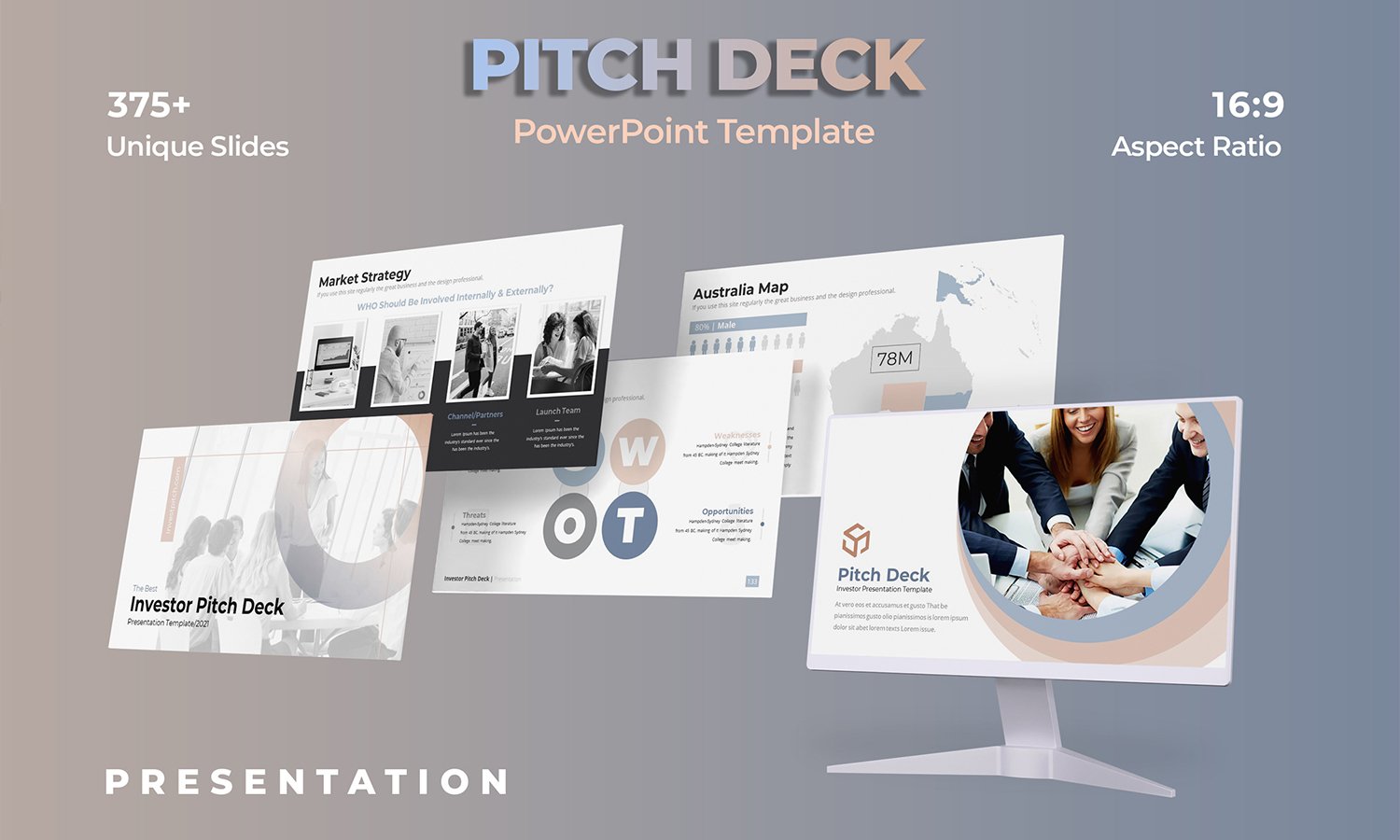 Template #396035 Template Powerpoint Webdesign Template - Logo template Preview